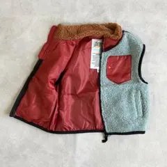 新品同様　美品　マーキーズ／ベスト／ボアベスト／クレイジーカラー／140size