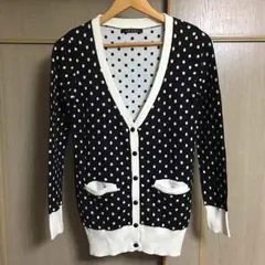 INGNI／ドット柄カーディガン(Ｍ)＊1835＊