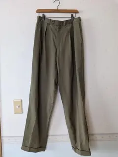 日本製イタリア生地ウールパンツ