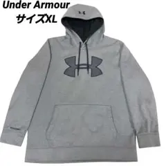 Under Armour アンダーアーマー　グレー パーカー　裏起毛　XL