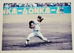 広島東洋カープ　江夏豊選手　ポスター 江夏豊