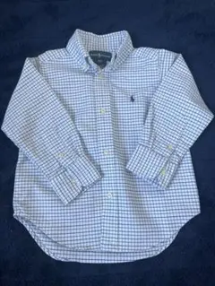 Ralph Lauren チェック柄 ボタンダウンシャツ 90cm