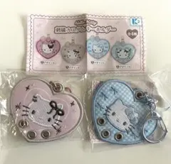 サンリオ ハローキティ 刺繍カスタムキーホルダー ガチャ 2個セット