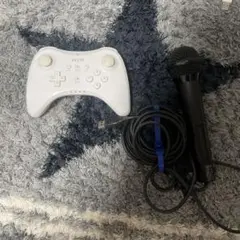 Wii U コントローラー ホワイト USB接続とWii U専用カラオケマイク