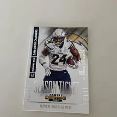 RYAN MATHEWS サンディエゴ・チャージャーズ トレーディングカード