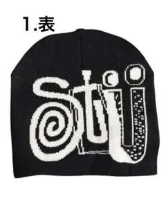 ビーニー 黒 y2k