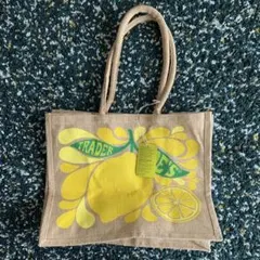[Trader Joe's]トレジョ ジュートバッグ レモン&ライム