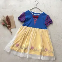 110cm 子ども服 ディズニーコスプレ 白雪姫 スノーホワイト風 コスチュームのサムネイル