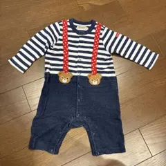 ミキハウス　ロンパース 80