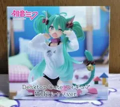 2025年最新】初音ミク Desktop Cute フィギュア ～猫耳Tシャツver.～の