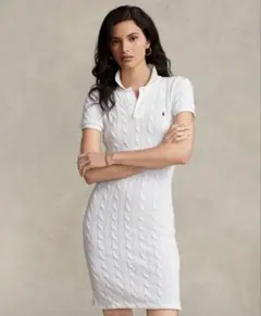 Polo Ralph Lauren ケーブルニット ポロワンピース