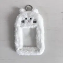 白猫 トレカケース ぬいぐるみ スリーコインズ