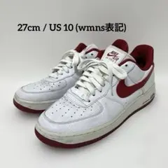 NIKE AIR FORCE 1 27cm エアフォースワン ホワイト レッド
