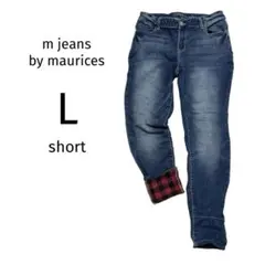 m jeans by maurices ミッドライズ デニム　チェック　L