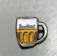 Pilsner Urquell ビールジョッキ ピンバッジ