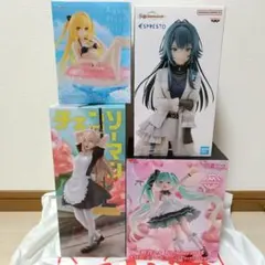 プライズ まとめ売り 美少女 月村手毬 パワー 初音ミク 金色の闇 フィギュア