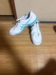 asics DESTAQUE KFF インドア 水色 - メルカリ