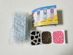 ガチャ　本当に録音再生！なつかしのガラケーマスコット ライトブルー