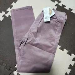 新品☆グローバルワーク ソフトタッチコーデュロイスリムパンツ 160