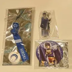 刀ステ 三日月宗近 鈴木拡樹 舞台刀剣乱舞 アクキー 缶バッジ
