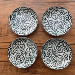 美濃焼 タコ唐草模様 蛸唐草 小皿 豆皿 4枚セットのサムネイル