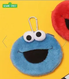 セサミストリート クッキーモンスター フェイスポーチ