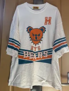 ヒステリックグラマーファックベアヒスベアとガールコラボオーバーサイズTシャツ ヒステリックグラマーファックベアヒスベアとガールコラボ