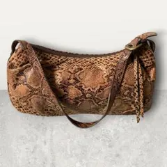 BARDOT ROSE パイソン柄 ワンショルダーバッグ ハンドバッグ シックのサムネイル