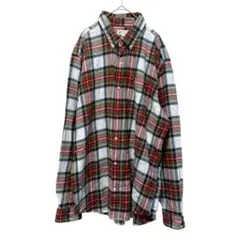 GAP ギャップ　チェックシャツ　ボタンダウン　XL レギュラーカラー　長袖　赤