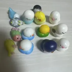 バスボム鳥のフィギュア　計14個