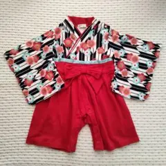 袴ロンパース　80 お正月　お食い初め　ひな祭り