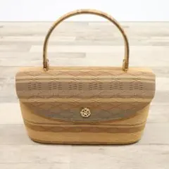 《和装バッグ◆キンワシ印　織りの美しい＊礼装用　紬の着物や普段着に♪Z2-7》