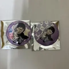 Dr.stone with dogs きらきら缶バッジあさぎりゲンジャンフェス