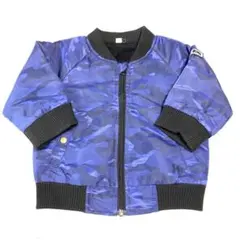 裏ボア アウター MA-1 キッズ 迷彩柄 80