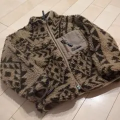 FIRST DOWN フリースジャケット ベージュ系