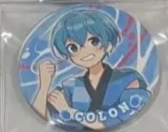 COLON 缶バッジ 青