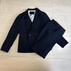 グリーンレーベルリラクシング ネイビー ダブルブレストスーツ セット