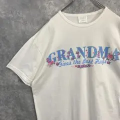 USA製 Tシャツ GRANDMA バラ 花柄