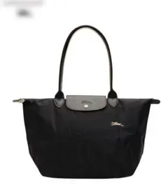 ＠ロンシャンS トートバッグ ル・プリアージュ クラブ NOIRノワール