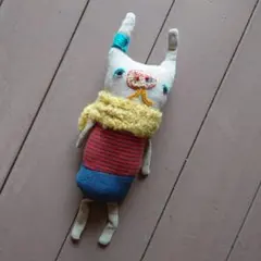 ハンドメイドミナペルホネン ぬいぐるみうさぎさん - メルカリ