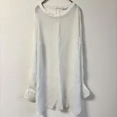 美品 ブルネロクチネリ サマーニット ブラウス スキッパー 襟付き