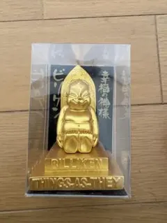 ビリケン 幸福の神様 ゴールド 置物のサムネイル