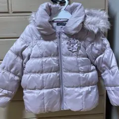 BeBe 薄紫 中綿コート 110