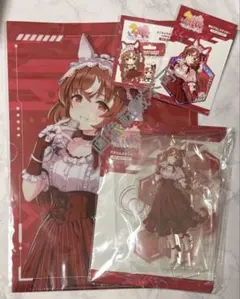 ウマ娘 スティルインラブ ポーチ アクスタ ステッカー ファイル 5点 ウマ娘 スティルインラブ ポーチ アクスタ ステッカー ファイル 5点