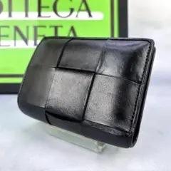 BOTTEGA VENETA ボッテガヴェネタ 二つ折り財布 カセット　黒