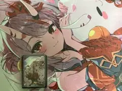 混沌の女神様 ホロライブ スリーブ プレイマット ミュシャ風 わため
