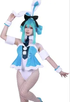 VOCALOID 初音ミク コスプレ 白うさぎ バニーガール - メルカリ