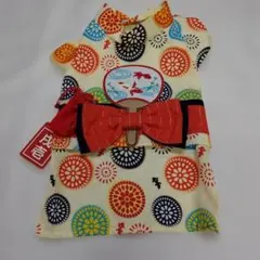 みみ様専用 マスコット用浴衣ドレス(花火・うさぎ) ヨーヨー・かき氷