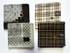 POLO ・Roberta di Camerinoハンカチ 4枚セットのサムネイル