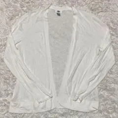 old navy レディース　カーディガン　ホワイト　Lサイズ